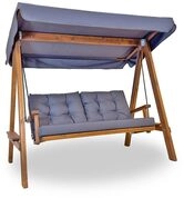 WESTMANN Holz Hollywoodschaukel Pera 2000 | Anthrazit | 203x116x180 cm