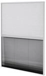 vidaXL Insektenschutz-Plissee f&uuml;r Fenster Jalousie Aluminium 80x120 cm