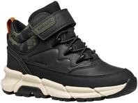 GEOX JUNIOR J FLEXYPER PLUS BOY B ABX ANKLE BOOTS BLACK/MILITARY 34_EU