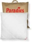 PARADIES Kopfkissen 80x80 cm mit versteppter H&uuml;lle - Softy Top Plus Bio, verstepptes