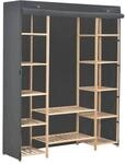vidaXL Kleiderschrank Stoffschrank Garderobenschrank Garderobe Schrank