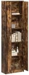 vidaXL Kleiderschrank Ger&auml;ucherte Eiche 55 x 25 x 189 cm Holzwerkstoff | Dieser