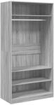 vidaXL Kleiderschrank, Garderobenschrank mit 4 F&auml;chern, Schrank mit...