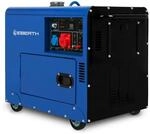 EBERTH 5000 Watt Notstromaggregat Diesel, Stromerzeuger Stromgenerator mit 10 PS