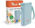 Peach Bluetooth Etikettendrucker blau &ndash; Etikettierger&auml;t selbstklebend -