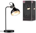 Paulmann 78479 Tischleuchte Juna E14 max. 20W Schwarz matt, Champagner Metall