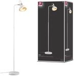 Paulmann 78483 Stehleuchte Juna E14 max. 20W Wei&szlig; matt, Champagner Metall