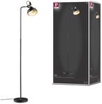 Paulmann 78480 Stehleuchte Juna E14 max. 20W Schwarz matt, Champagner Metall
