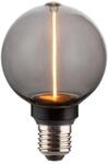 LUXULA LED Filament Leuchtmittel LINE Smoke - Globe G80 E27 2W 40lm 1800K...