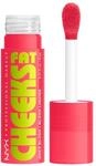 NYX Professional Makeup Fat Cheeks Juicy Blush &ndash; Fl&uuml;ssiges Rouge, 12H Halt, Bis zu