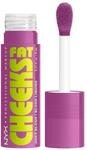 NYX Professional Makeup Fat Cheeks Juicy Blush &ndash; Fl&uuml;ssiges Rouge, 12H Halt, Bis zu