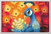 Ravensburger CreArt 20000 - Stolzer Pfau - Malen nach Zahlen f&uuml;r Kinder ab 11 Jahre,