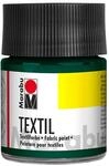 Marabu 17160005068 - Textil Stoffmalfarbe dunkelgr&uuml;n 50 ml, Stoffdruckfarbe auf
