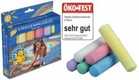 MALEFIX Stra&szlig;enmalkreide 6er Packung I Malkreide f&uuml;r Kinder und Erwachsene I