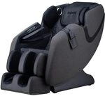 Home Deluxe Massagesessel Marino mit Premium Webstoffpolsterung Anthrazit - 135,4 x