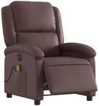 vidaXL Massagesessel Elektrisch, Sessel Verstellbare R&uuml;ckenlehne Fu&szlig;teil,