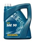 MANNOL 7407 Einbereichsmotoren&ouml;l SAE 50 mineralisch f&uuml;r Diesel, 5L