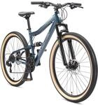 BIKESTAR Fully Mountainbike Shimano 21 Gang Schaltung, Scheibenbremse 27.5 Zoll