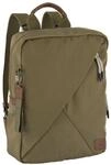 camel active Damen Aurum Rucksack mit Strukturiertem Gewebeband Dunkelgr&uuml;n,