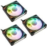 Kolink Umbra X 120mm ARGB High Performance PWM Fan Triple Pack - Black