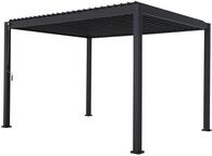 Green Spirit Lamellendach Pergola Mirador Basic 3x3,6 - Anthrazit, Aluminium,