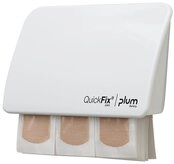 Plum 5532 QuickFix UNO Pflasterspender, Wei&szlig;, (B x H) 130 mm x 55 mm