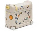 Stokke JetKids BedBox, Moonglow White - Aufsitzkoffer f&uuml;r Kinder von 2-7 Jahren (bis