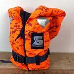 Secumar Kinderrettungsweste Bravo Print 5-30kg, Orange mit Delphin, 100 Newton