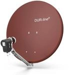 DUR-line 2 Teilnehmer Set - Qualit&auml;ts-Alu-Satelliten-Komplettanlage - Select