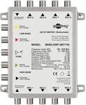 Goobay 67178 Passiver Sat Multischalter 5 Eing&auml;nge / 8 Ausg&auml;nge Silber/Schwarz