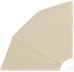 vidaXL Balkon Sichtschutz Beige 140 x 140 cm Polyester, Balkon Sichtschutz, modern