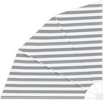 vidaXL Balkon Sichtschutz Anthrazit und Wei&szlig; 140 x 140 cm Polyester, Balkon
