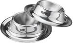 GEFU Eierbecher OVO &ndash; 2er-Set Edelstahl Eierhalter | Stapelbar,