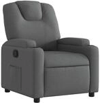 vidaXL Relaxsessel Dunkelgrau Stoff