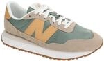 New Balance Men's 237 V1 Sneaker, Dark Juniper/Dried Apricot, 47.5 EU