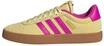 adidas Damen VL Court 3.0 Shoes, Powder Yellow/Shock pink/Gold met., 38 2/3 EU