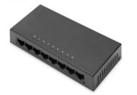 DIGITUS Netzwerk Switch - 8-Port - Fast Ethernet - Unmanaged - 8X RJ45-Ports -...