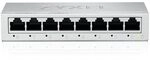 Zyxel Netzwerk Switch 8 Port | Unmanaged Gigabit LAN Splitter | 8X GbE RJ-45 Ports 