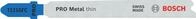 Bosch 3x PRO Metal thin T121GFC Stichs&auml;geblatt (f&uuml;r Stahlbleche, Stahlbleche,