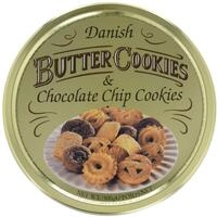Danish Butter Cookies & Chocolate Chip Cookies, d&auml;nische Butterkekse,