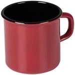 Riess, 0221-020, Becher 3/8 L, Retro, COLOR ROT, Emaille, Vol. (rec.): 0,4...