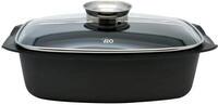 ELO Alucast Br&auml;ter 22cm mit Glasdeckel und Aromaknopf, ELODUR&reg; Select