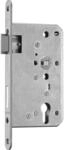BMH Einsteckschloss Einstemmschloss PZW links DM65 Meisterst&uuml;ck, mit Rundstulp 20mm,