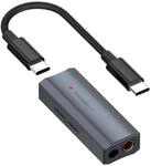 Fosi Audio DS2 Kopfh&ouml;rerverst&auml;rker DAC 3,5 mm USB C Klinke Audioadapter Tragbarer