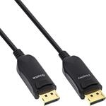InLine&reg; DisplayPort 1.4 AOC Kabel, 8K4K, schwarz, 25m