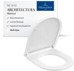 Villeroy & Boch Architectura SlimSeat WC-Sitz - Toilettendeckel mit Absenkautomatik -