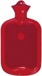 Gummi-W&auml;rmflasche, Halblamelle, 2l, rot