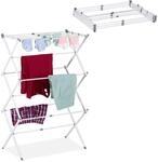 Relaxdays W&auml;schest&auml;nder klappbar, 11 Stangen auf 6 Ebenen, HBT: 105x73x37 cm,