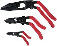 KS Tools 115.5010 Stufenloser Schlauch-Abklemm-Zangen-Satz, 3-tlg.