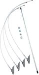 ShelterLogic Aluminium-Bodenanker, 4 St&uuml;ck, 107 cm, Silber